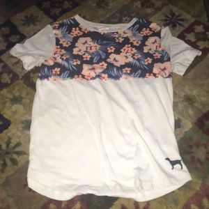 VS PINK tropical tee